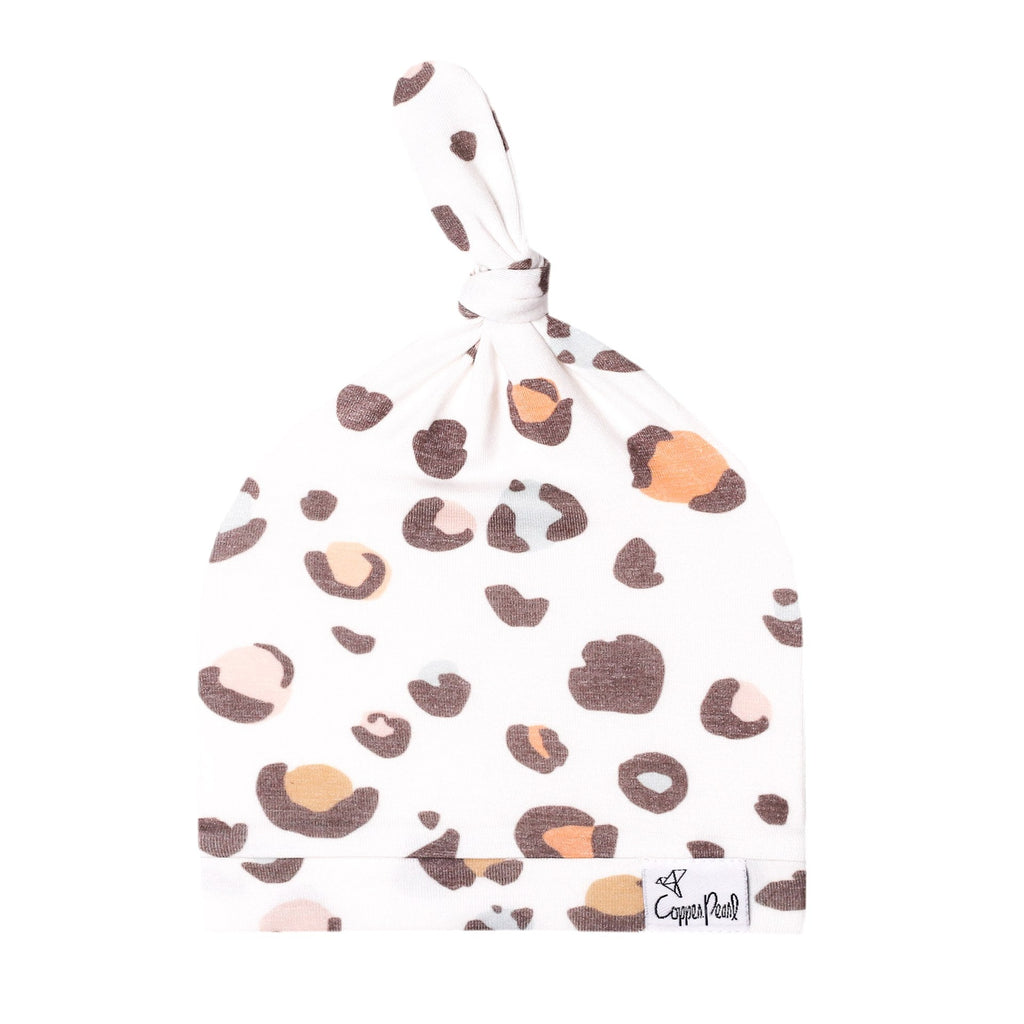 Top Knot Hat - Millie Hats Copper Pearl 