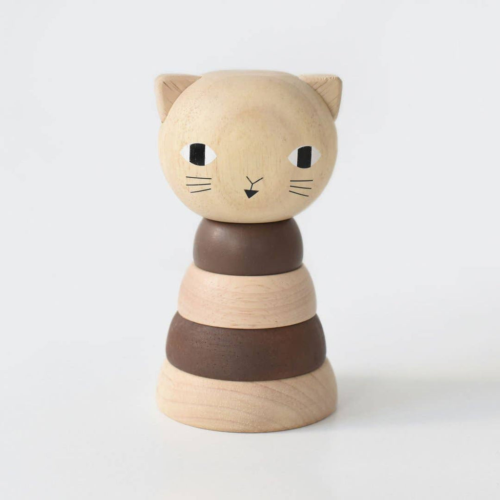 Wood Stacker - Cat Toy Wee Gallery 