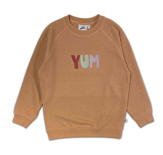 Yum Sweatshirt - Praline Children's Clothing Cos I Said So 